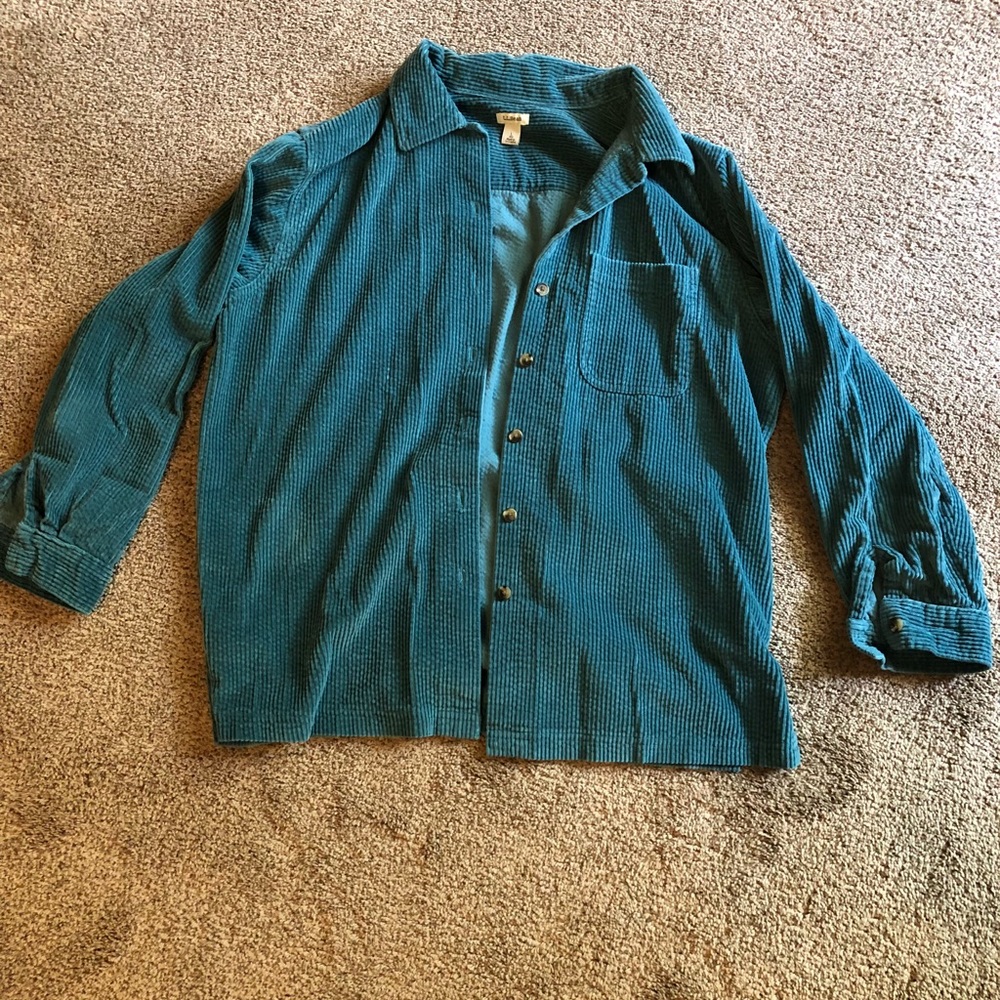 L.L. Bean corduroy button down